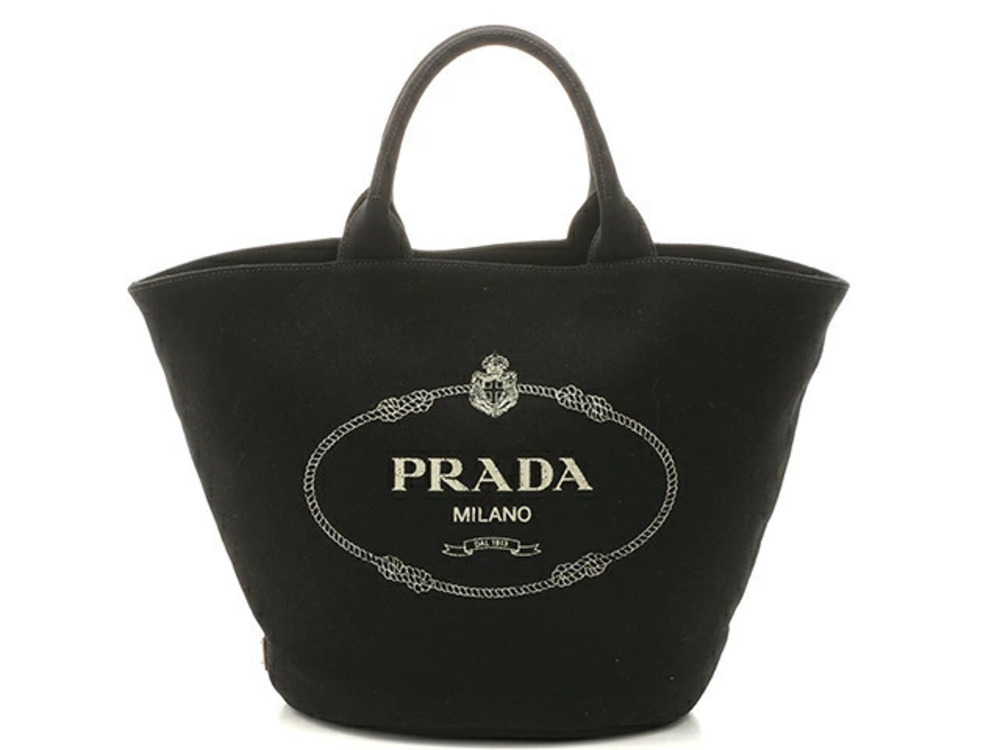 Prada Canapa Handbag Nero Black